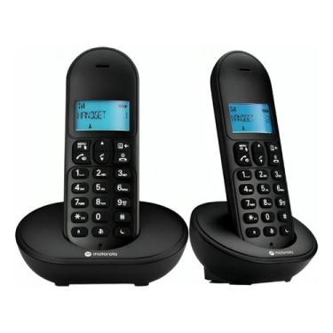 Imagem de Kit 2 Telefone Sem Fio E Viva Voz Com Ramal Motorola Mt150-2