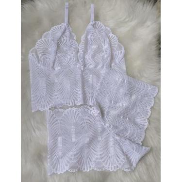 Imagem de Conjunto espera marido renda - ML CONFECÇÃO, Branco, GG
