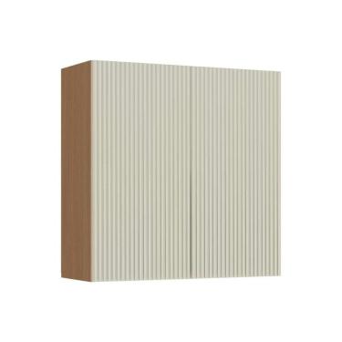 Imagem de Cozinha Modulada Nesher Simone Mendes Armário Simone Mendes C- 2 Portas 80cm Carvalho-cinza - Nesher