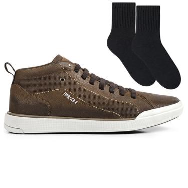 Imagem de Kit Sapatênis Ferracini Star Masculino + Par de Meia