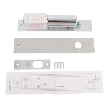 Imagem de Fechadura elétrica com parafuso de queda 12V Alumínio de alta resistência, aço inoxidável, autotravamento magnético, indução, fechadura elétrica para de controle de acesso à