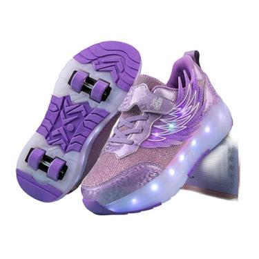 Imagem de Tênis Infantil com Rodinhas Retráteis e Luz de LED
