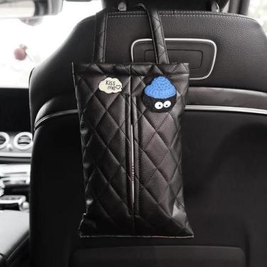 Imagem de Caixa De Lenços Para Carro Cloud Doll Em Couro, Suporte Para Papel, Or