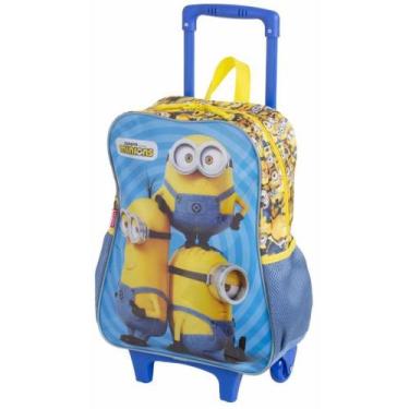 Imagem de Mochila Infantil com Rodinha Minions G 44CM - Sestini