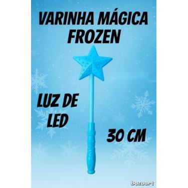 Imagem de Varinha Mágica Frozen Original Iluminação LED Brilha de Verdade - Gene