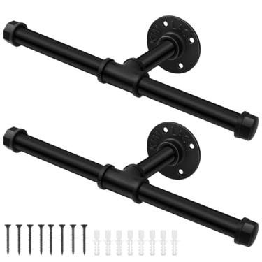 Imagem de Yaocom 2 peças de suporte para colete de peso, suporte de parede, suporte de colete, equipamento tático, para academia, casa, garagem, treinamento, armadura, organizador de mochila