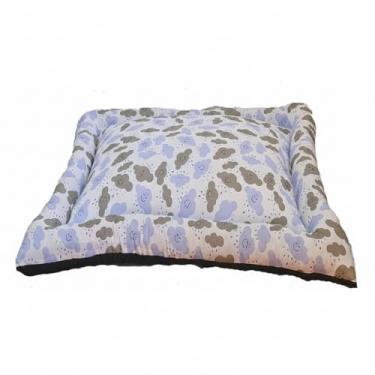 Imagem de Colchonete Pet Quality Impermeável para Cães, Tricoline 100% Algodão, Lavável, Retangular (Azul Bebê Nuvem, Pequeno)