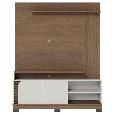Imagem de Estante Home Theater Jurerê 1.5 Amendôa Off White Matte - Colibri