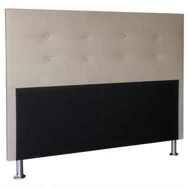 Imagem de Cabeceira Berlim 1,60 Cm Cama Box Casal Suede Bege