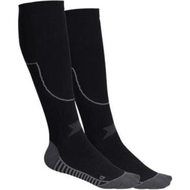 Imagem de Meia Lupo Running Alta Compressão Fio Emana Power Fit, Preto, P