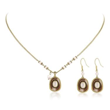 Imagem de Montana West x Wrangler Colar com pingente banhado a ouro para mulheres, corrente leve banhada a ouro 18k, joia delicada, Banhado a ouro 18K, Sem Pedra Preciosa