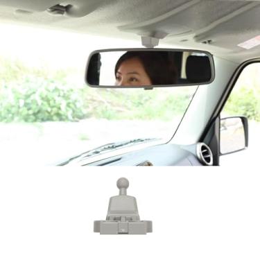 Imagem de Espelho retrovisor curto ABS para quarto interior de carro para Suzuki Jimny 2 portas 4 portas 2019 2020 2021 2022 2023 2024 2025 peças de reposição (cinza)