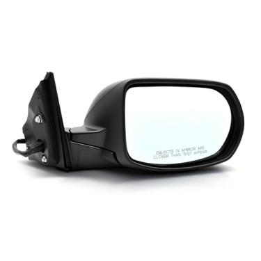 Imagem de Aspaton Conjunto de espelho lateral do passageiro compatível com CR-V 2017-2022 vidro elétrico dobrável manual HO1321317 76208-TLC-A01 76208TLCA01 preto não aquecido 3 pinos