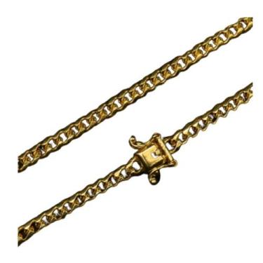 Imagem de Cordão Corrente Cubana 4mm Ostentação Luxuosa - A.R Variedades MT