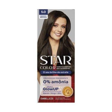 Imagem de Embelleze tintura star color sem amonia 5.0 castanho reluzente