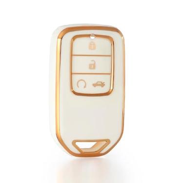 Imagem de Capa protetora de chave inteligente de TPU, compatível com acessórios automotivos Honda Accord/Civic/CRV/Pilot/Ridgeline