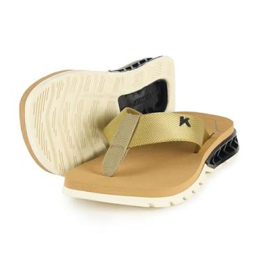 Imagem de Kenner Chinelo Sandália Masculino Rakka Extramacio, Preto, Solado Megatratorado, Palmilha Macia (Bege, BR, Adulto, Numérico, 42)