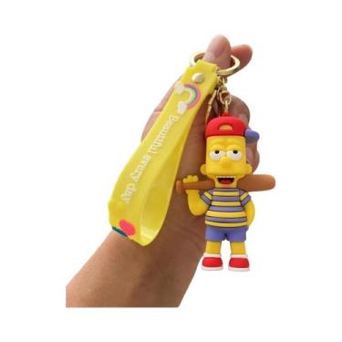 Imagem de Chaveiro De Anime Fofo Dos Simpsons, Chaveiro De Desenho Animado Para 