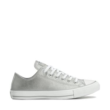 Imagem de Tênis Converse All Star Chuck Taylor Prata Opaca Branco Prata CT31520001-36