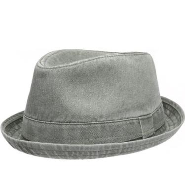 Imagem de Chapéu EPOCH Fedora Washed Cotton Olive Small-Medium
