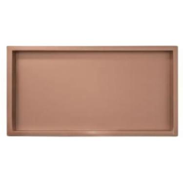 Imagem de Nicho de chuveiro, suporte de chuveiro embutido, alcova de quarto molhado de aço inoxidável, organizador de chuveiro de cosméticos para xampu, prateleiras de banheiro de armazenamento à prova d'água