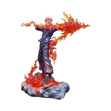 Imagem de Figura De Ação Ryomen Sukuna 30cm Anime Jujutsu Kaisen, Estátua De PVC