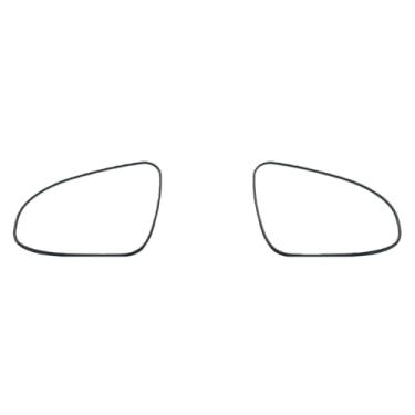 Imagem de Espelhos retrovisores para carro, lentes laterais, espelho retrovisor, vidro com aquecimento, compatível com toyota corolla 2014-2018(2PCS left and right)