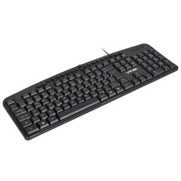 Imagem de Teclado Usb Multimidia Dynamic 107 +20 Teclas Multi. Abnt2 Resis. à água 1.8m Preto - Dt141