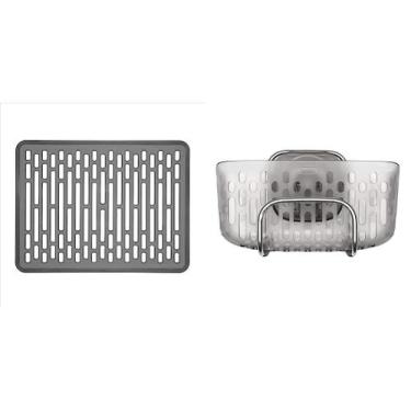 Imagem de Organizador de tapetes e louças OXO Good Grips Grey