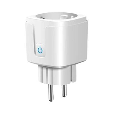 Imagem de Plugue Inteligente WiFi Zigbee3.0 EU 16A 20A Com Monitor De Energia E 