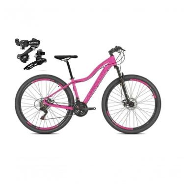 Imagem de Bicicleta Feminina Aro 29 Absolute Hera 24v Alumínio Câmbios Shimano Freio A Disco Rosa 15