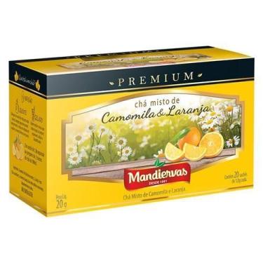 Imagem de Cha Mandiervas Premium 20G Camomila e Laranja 20 Saches