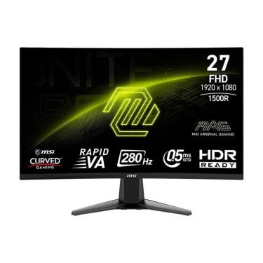 Imagem de Monitor Gamer Curvo MSI MAG 27" FHD, 280Hz, 0.5ms, VA, Adaptive-Sync, DP e HDMI, HDR,- 276CXF-Unissex