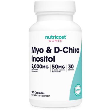 Imagem de Suplemento Nutricost Myo Inositol E D-Chiro Inositol 2000 Mg-Unissex