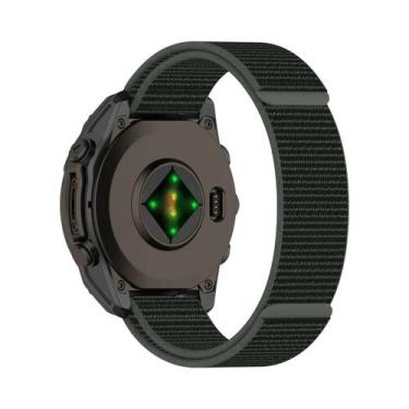 Imagem de Pulseira De Nylon Com Fecho De Gancho De 26mm, 22mm E 20mm Para Garmin