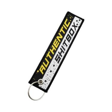 Imagem de Chaveiro JDM Racing Hokkaido Waves Bordado Em Nylon Para Moto E Carro 