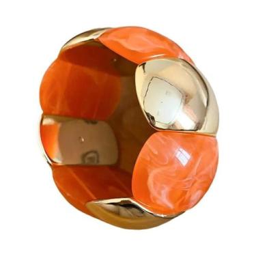 Imagem de Pulseiras De Resina Acrílica Vintage Para Mulheres Com Cordão Elástico