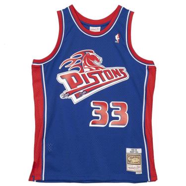 Imagem de Regata Mitchell & Ness Swingman Grant Hill Detroit Pistons 1998-99 Jersey Masculino-Mas...