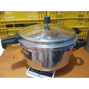 Imagem de Panela Pressão Nigro Eterna 10l Grossa Promoção Profissional, Cinza