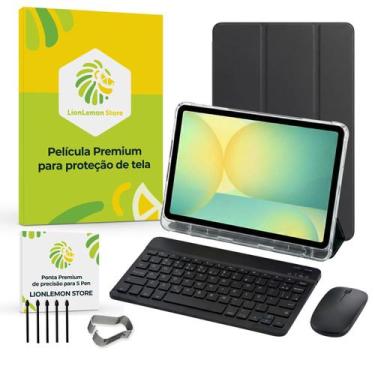 Imagem de Kit Capa Slim Preta para Samsung Galaxy Tab S10 FE+ Plus + Pontas SPen