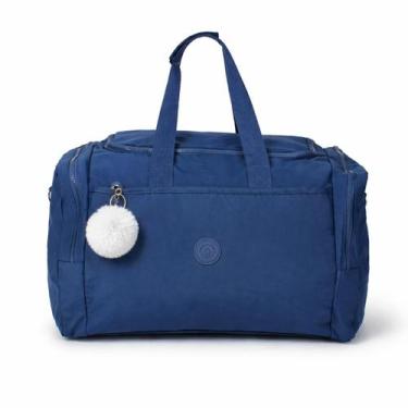 Imagem de Bolsa Esportiva Feminina Nylon Grande Leve Resistente Academia Viagem 