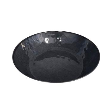 Imagem de Tigela de Melamina - Chumbo - 25,4x6,7- Bellagio para Servir Saladas, Massas e Frutas Leve e Resistente Cinza Bellagio