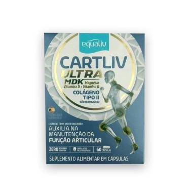 Imagem de Cartliv Ultra MDK Colágeno Tipo 2 Magnesio Vitamina D K 60 cápsulas Equaliv-Unissex