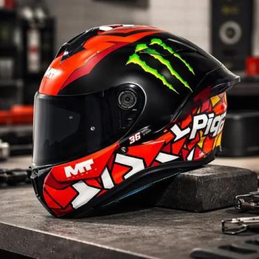 Imagem de Capacete mt helmets targo s piqueras b5 monster, 58