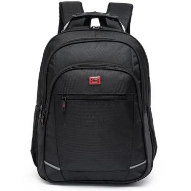 Imagem de Mochila Eckö Manager Executiva Viagem Notebook Grande Reforçada Preta 