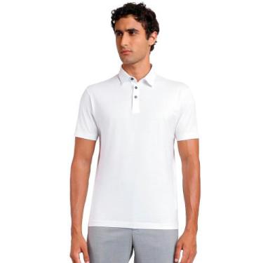 Imagem de Camisa Polo Aramis Jersey Pima IN24 Branco Masculino, XGG