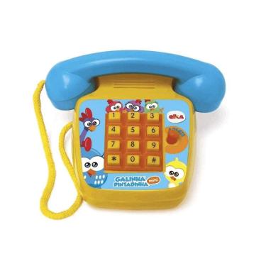 Imagem de Mini Telefone Sonoro Galinha Pintadinha - Elka