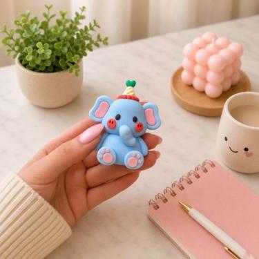 Imagem de Apontador Escolar Bichinhos 5cm Kawaii Lembrancinha Festa Infantil Fof