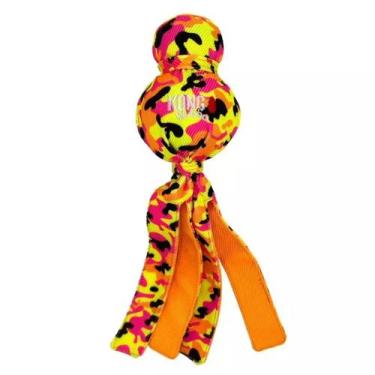 Imagem de Brinquedo Pelúcia Kong Wubba Ballistic High-viz Cães Grande Cor Colori