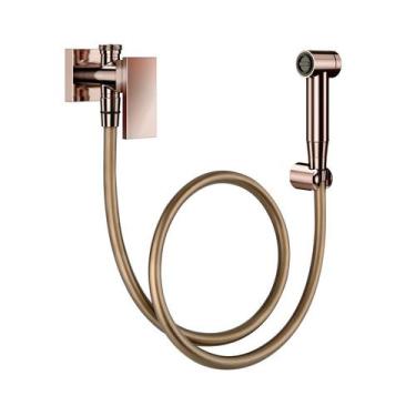 Imagem de Ducha Higiênica Docol New Edge 925630 com Registro e Derivação Cobre P